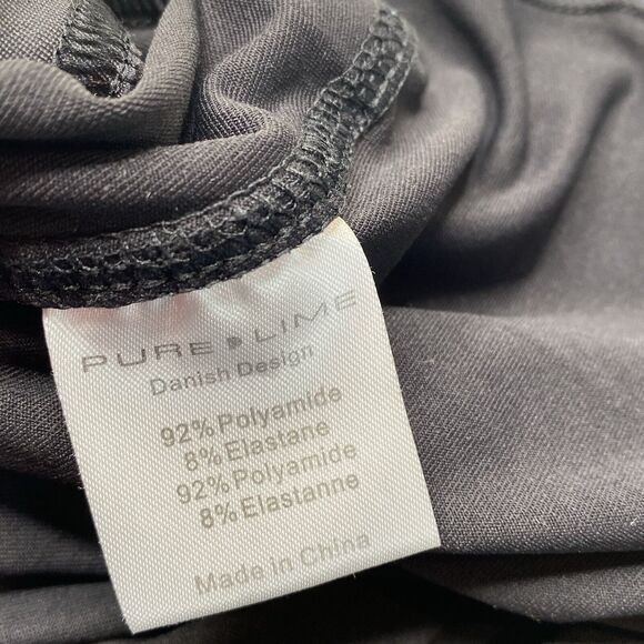 Pure Lime Athletic Running Tennis Golf Skort Black Stretch Sz Extra Small XS - Picture 6 of 7